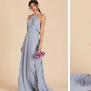 Birdie Grey dusty blue Jules bridesmaid dress XS